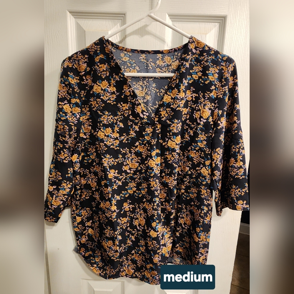 Floral V-Neck Dress